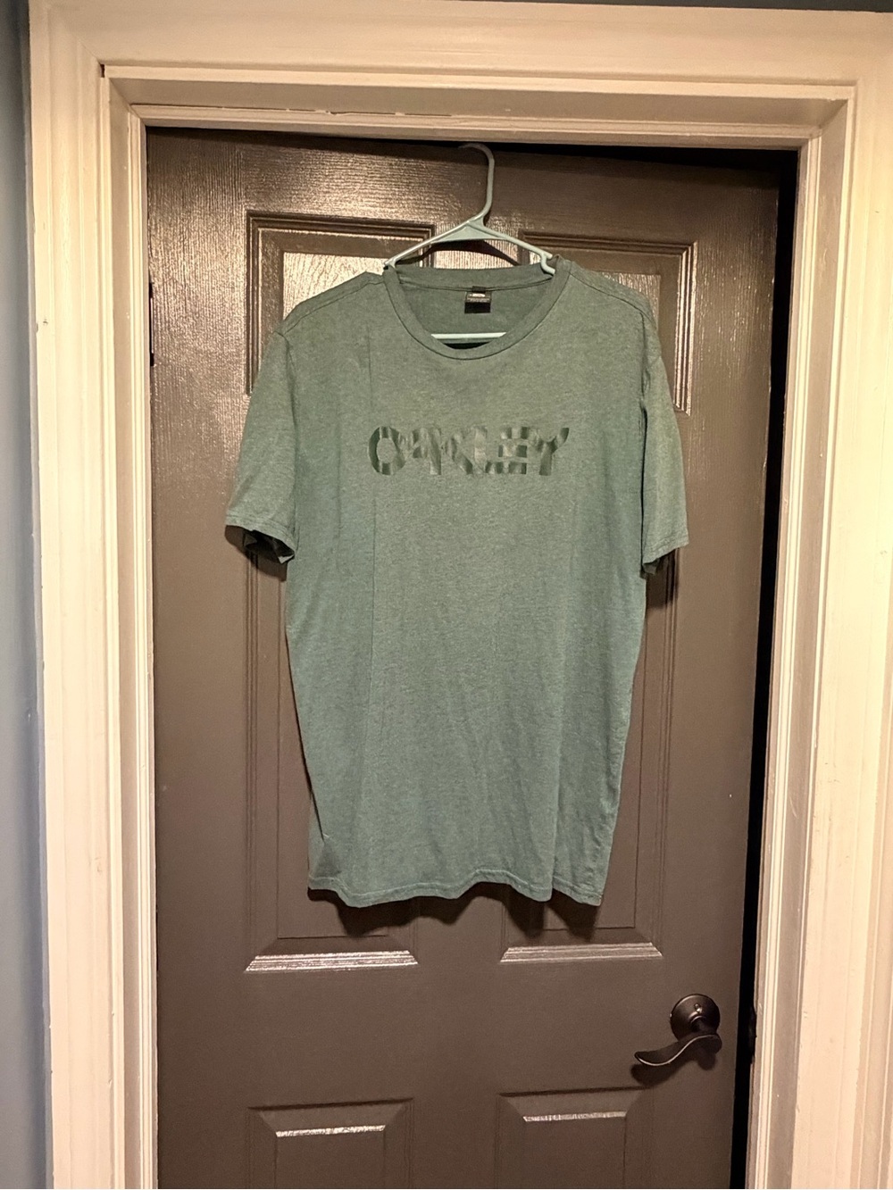 Men's Oakley Heather Green Short-Sleeve Crewneck T-Shirt
